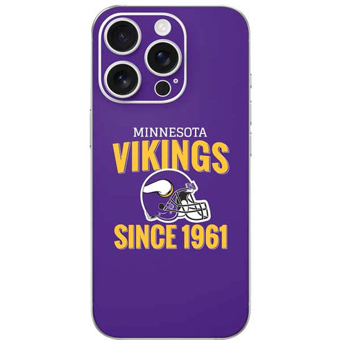 NFL Minnesota Vikings Helmet iPhone 16 Pro Skin